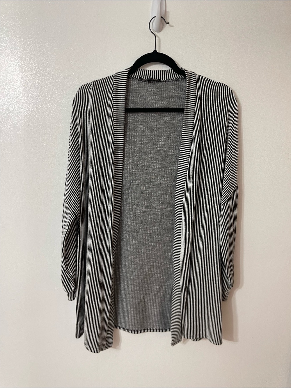 Gyfy Striped Black and White Cardigan